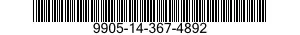9905-14-367-4892 PLATE,IDENTIFICATION 9905143674892 143674892
