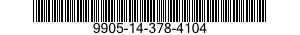9905-14-378-4104 PLATE,DESIGNATION 9905143784104 143784104