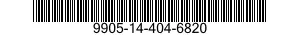 9905-14-404-6820 PLATE,INSTRUCTION 9905144046820 144046820