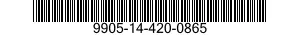 9905-14-420-0865 PLATE,IDENTIFICATION 9905144200865 144200865