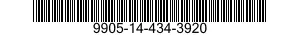 9905-14-434-3920 PLATE,INSTRUCTION 9905144343920 144343920