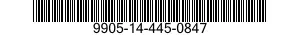 9905-14-445-0847 TAG,INSTRUCTION 9905144450847 144450847
