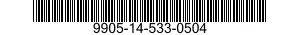 9905-14-533-0504 PLATE,INSTRUCTION 9905145330504 145330504