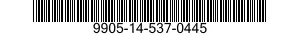9905-14-537-0445 TAG,INSTRUCTION 9905145370445 145370445