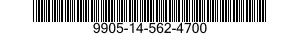 9905-14-562-4700 TAG,INSTRUCTION 9905145624700 145624700