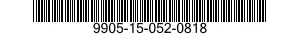 9905-15-052-0818 PLATE,INSTRUCTION 9905150520818 150520818