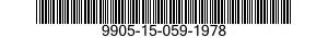 9905-15-059-1978 PLATE,IDENTIFICATION 9905150591978 150591978