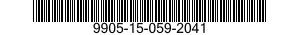 9905-15-059-2041 PLATE,IDENTIFICATION 9905150592041 150592041