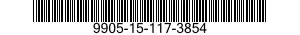 9905-15-117-3854 PLATE,INSTRUCTION 9905151173854 151173854