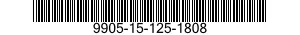 9905-15-125-1808 TARGHETTA IDENTIFIC 9905151251808 151251808