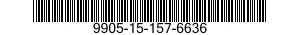 9905-15-157-6636 PLATE,INSTRUCTION 9905151576636 151576636
