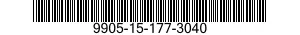 9905-15-177-3040 PLATE,INDICATOR DETENT 9905151773040 151773040