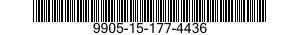 9905-15-177-4436 PLATE,INSTRUCTION 9905151774436 151774436