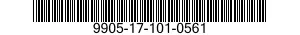 9905-17-101-0561 PLATE,INSTRUCTION 9905171010561 171010561
