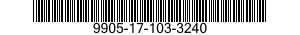 9905-17-103-3240 PLATE,IDENTIFICATION 9905171033240 171033240