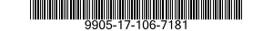 9905-17-106-7181 SIGN,TRAFFIC 9905171067181 171067181