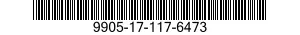 9905-17-117-6473 SIGN FACE,ADHESIVE 9905171176473 171176473