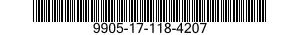 9905-17-118-4207 SIGN FACE,ADHESIVE 9905171184207 171184207