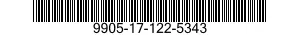 9905-17-122-5343 PLATE,IDENTIFICATION 9905171225343 171225343