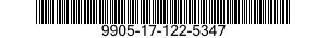 9905-17-122-5347 PLATE,IDENTIFICATION 9905171225347 171225347