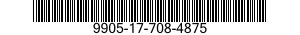 9905-17-708-4875 PLATE,INSTRUCTION 9905177084875 177084875