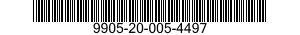 9905-20-005-4497 PLATE,IDENTIFICATION 9905200054497 200054497