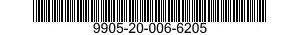 9905-20-006-6205 PLATE,IDENTIFICATION 9905200066205 200066205