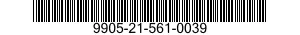 9905-21-561-0039 TAG,INSTRUCTION 9905215610039 215610039