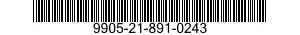 9905-21-891-0243 PLATE,IDENTIFICATION 9905218910243 218910243