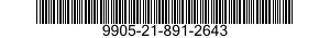 9905-21-891-2643 PLATE,INSTRUCTION 9905218912643 218912643