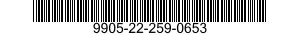 9905-22-259-0653  9905222590653 222590653