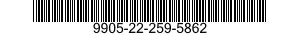 9905-22-259-5862 SIGN 9905222595862 222595862