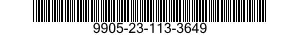9905-23-113-3649 INDEX PLATE 9905231133649 231133649