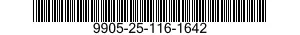 9905-25-116-1642 PLATE,INSTRUCTION 9905251161642 251161642