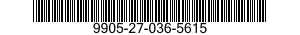 9905-27-036-5615 PLATE,INSTRUCTION 9905270365615 270365615