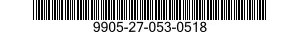 9905-27-053-0518 SIGN 9905270530518 270530518