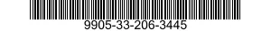 9905-33-206-3445 PLATE,IDENTIFICATION 9905332063445 332063445