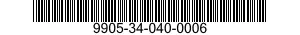 9905-34-040-0006 SYMBOL,SIGN 9905340400006 340400006