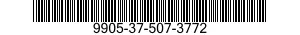9905-37-507-3772 PLATE,IDENTIFICATION 9905375073772 375073772
