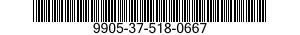 9905-37-518-0667 PLATE,IDENTIFICATION 9905375180667 375180667