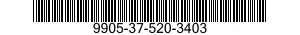 9905-37-520-3403 PLATE,IDENTIFICATION 9905375203403 375203403