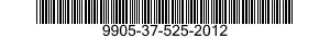 9905-37-525-2012 PLATE,IDENTIFICATION 9905375252012 375252012