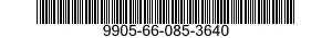 9905-66-085-3640 PLATE,IDENTIFICATION 9905660853640 660853640