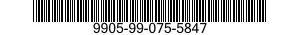 9905-99-075-5847 PLATE,IDENTIFICATION 9905990755847 990755847