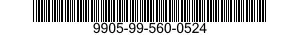 9905-99-560-0524 PLATE,INSTRUCTION 9905995600524 995600524