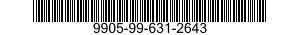 9905-99-631-2643 PLATE,MODIFICATION RECORD 9905996312643 996312643