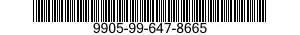 9905-99-647-8665 PLATE,MODIFICATION RECORD 9905996478665 996478665