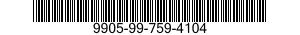 9905-99-759-4104 PLATE,INSTRUCTION 9905997594104 997594104