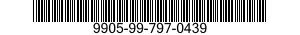 9905-99-797-0439 PLATE,IDENTIFICATION 9905997970439 997970439