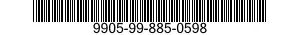 9905-99-885-0598 PLATE,DESIGNATION 9905998850598 998850598